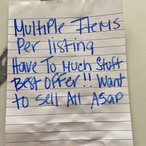 Want to sell all